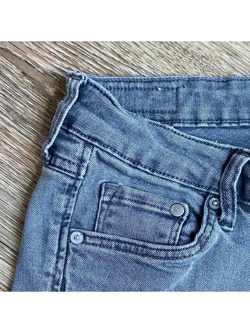 H&M &Denim Super Skinny Low Rise Gray Jeans 28 - Picture 5 of 9
